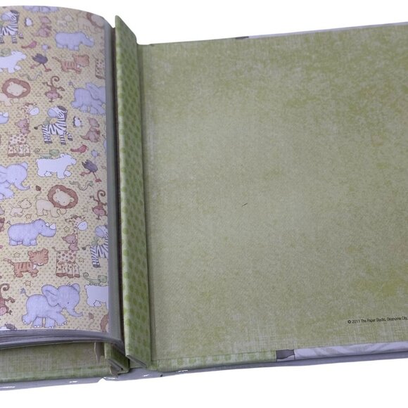 Paper Studio Safari Baby Scrapbook Kit 8x8 Album Stickers Embellishments NIP - Picture 11 of 16